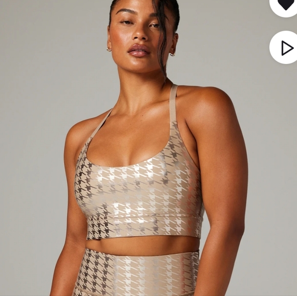 Savage X Fenty Band-It Houndstooth Low-Impact Sports Bra, BNWT, Sz M - Picture 3 of 16